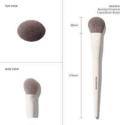 M204 Rounded Cream & Liquid Blush Brush