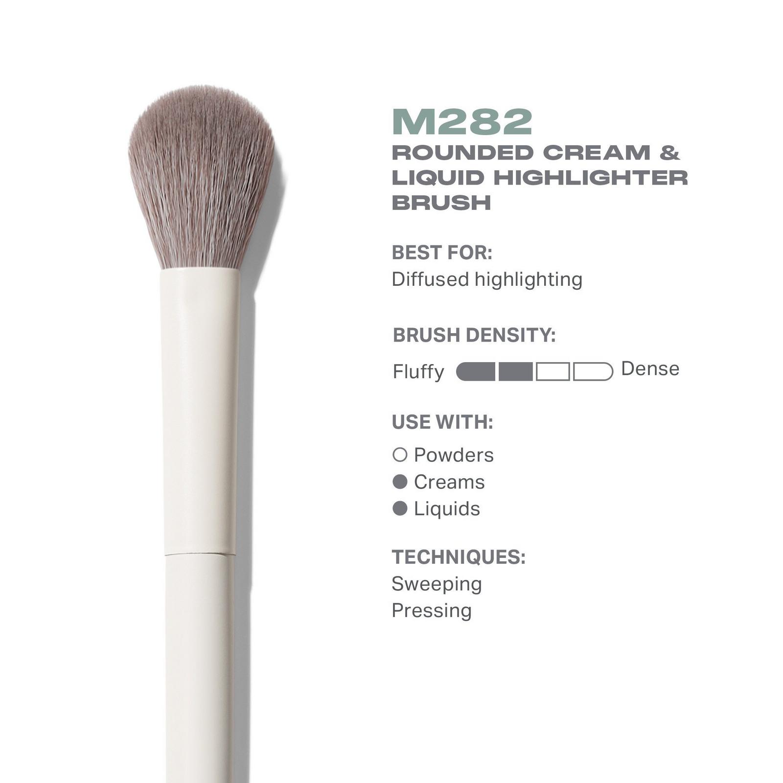 M282 Rounded Cream & Liquid Highlighter Brush