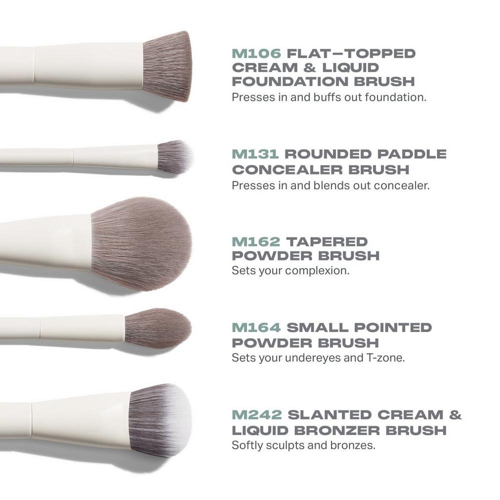 Portrait Mode 5-Piece Face Brush Set