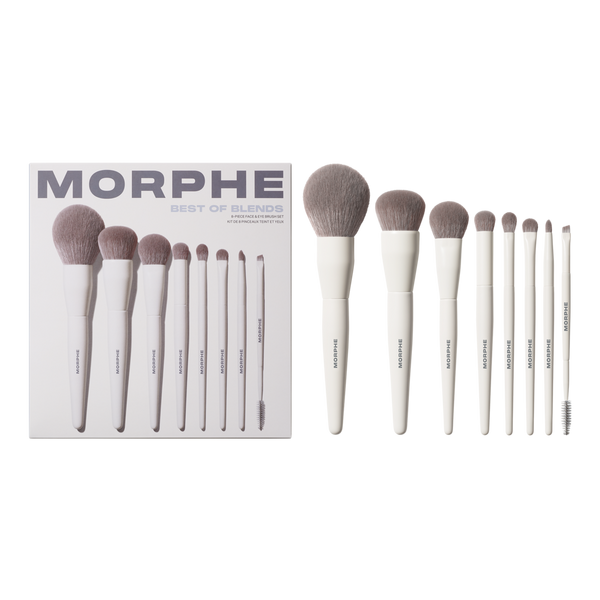 Set de brochas para rostro y ojos de 8 piezas Best of Blends 5