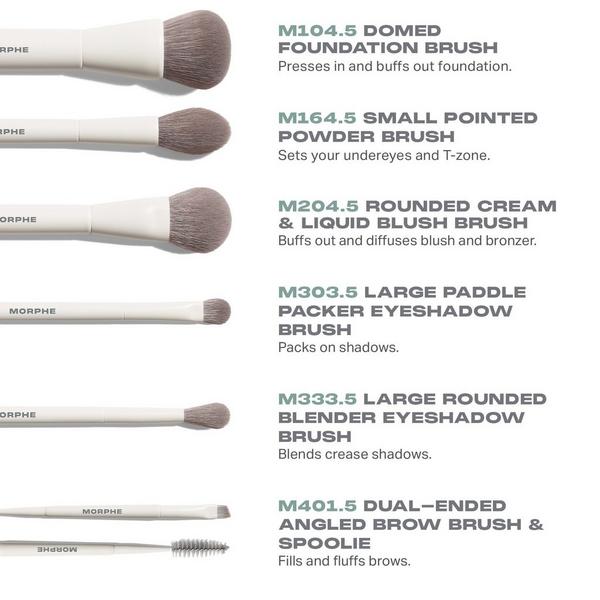 Set de 6 brochas de viaje Along for the Glide 2