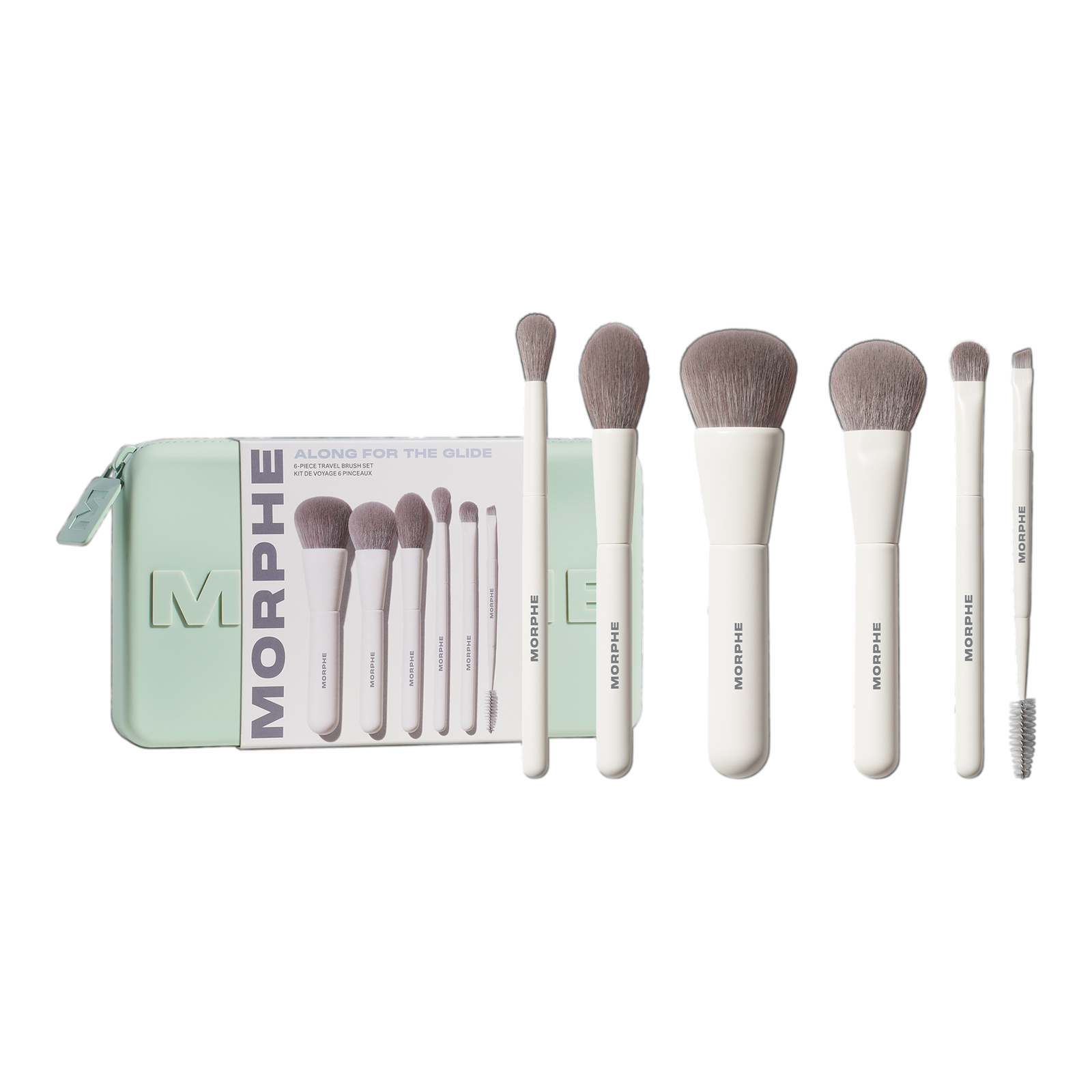 Along for the Glide 6-Piece Travel Brush Set