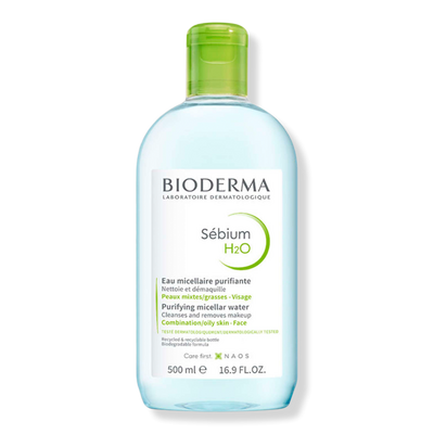 Bioderma Sébium H2O Micellar Water Face Cleanser for Combination to Oily Skin