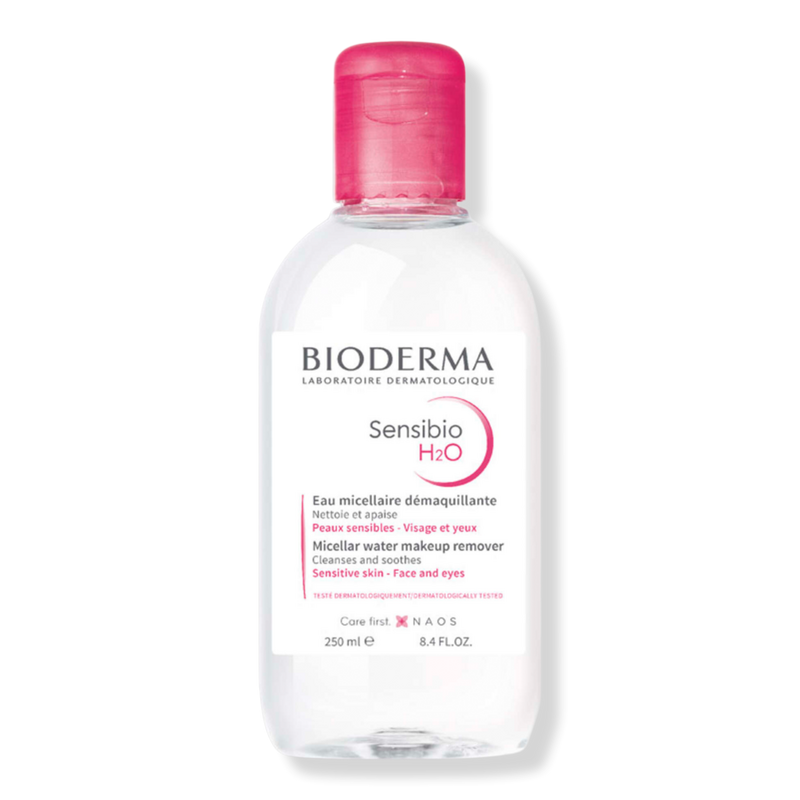 bioderma glutathione Sensibio H2O Micellar Water Face Cleanser for Sensitive Skin
