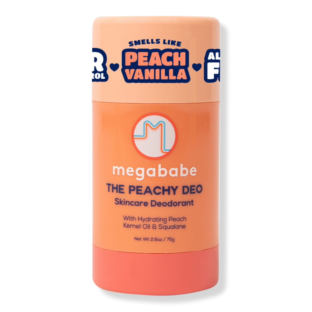 Megababe The Peachy Deo Aluminum-free Skincare Deodorant In Orange