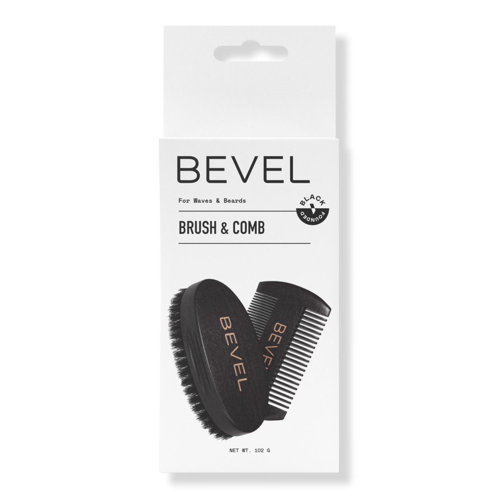 Bevel Premium Comb And Brush Set