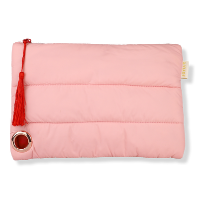 Joylux Free Pink Puffer Travel Bag with $25 brand purchase