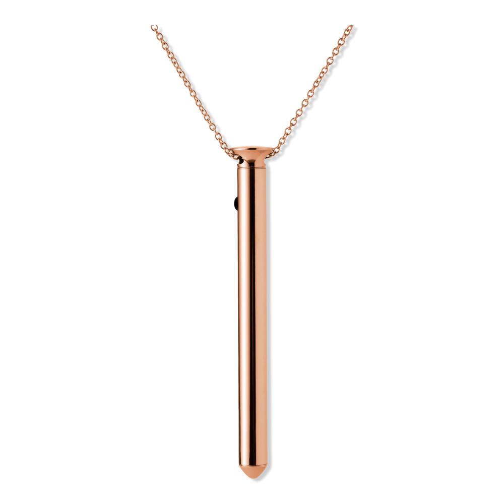 Crave Vesper 2 Vibrator Necklace - Rose Gold In Gold