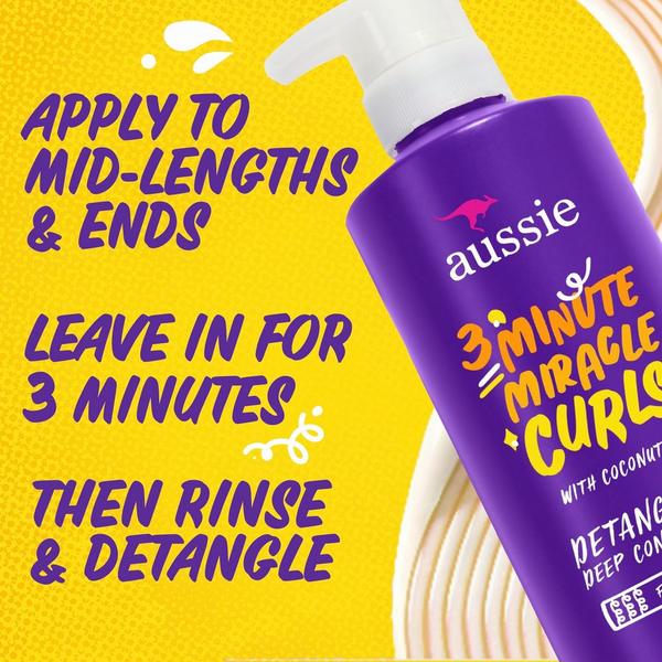 Aussie 3 Minute Miracle Curls Detangling Deep Conditioner Treatment #3