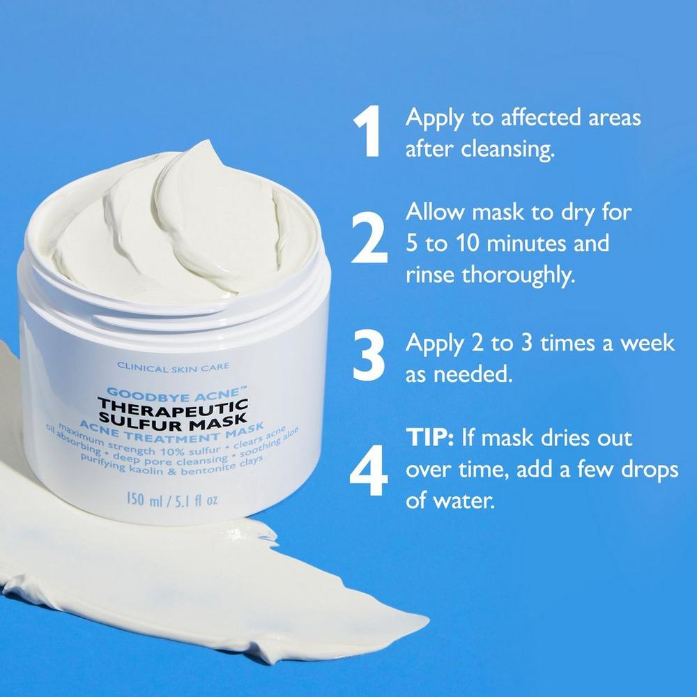 Goodbye Acne Therapeutic Sulfur Mask