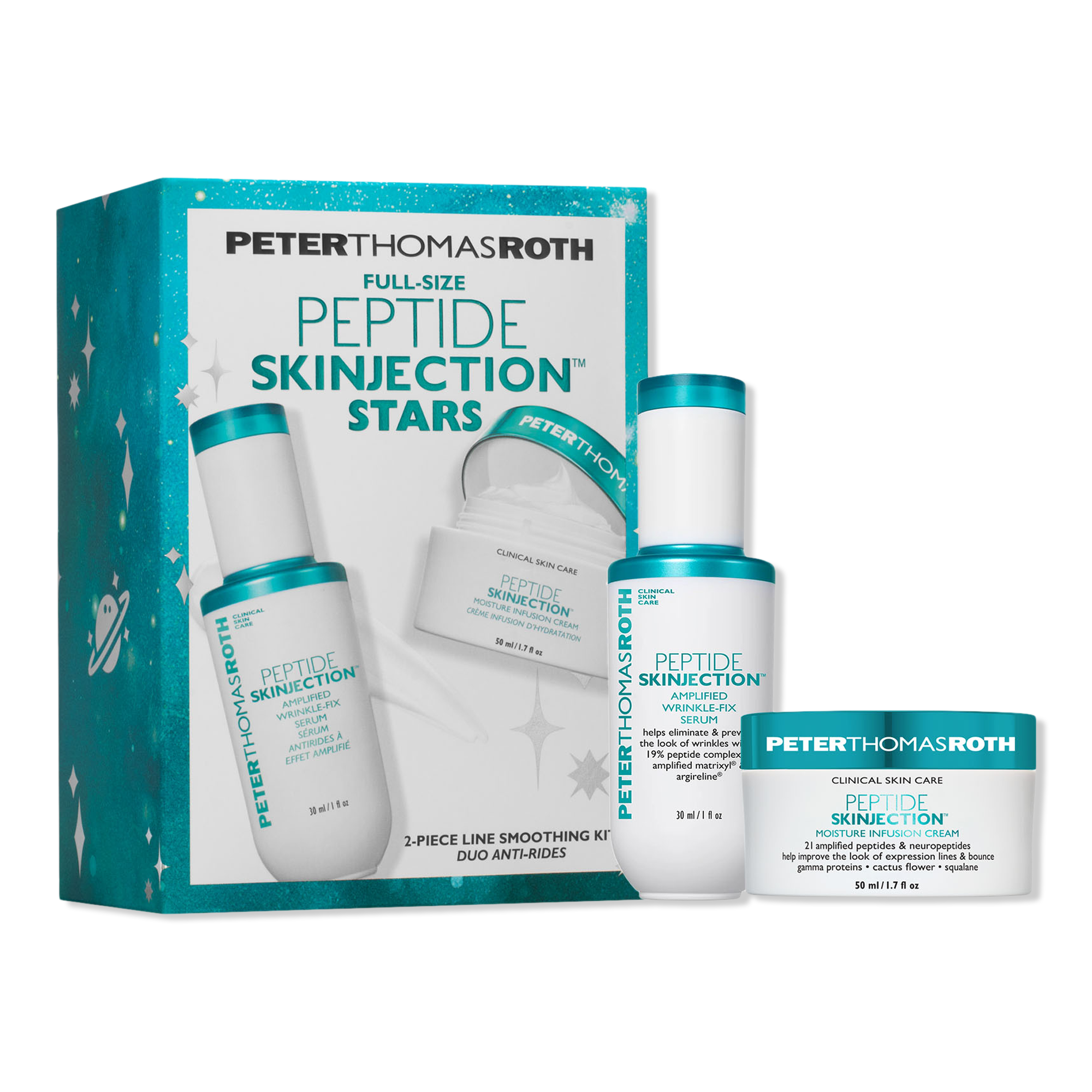 Peter Thomas Roth PEPTIDE SKINJECTION STARS 2-Piece Line-Smoothing Kit #1