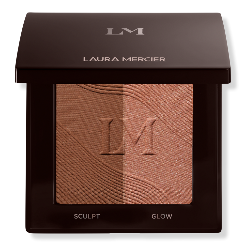 Laura Mercier Bronze Color Infusion Talc-free Matte & Luminous Duo - 40 Riviera In Blue
