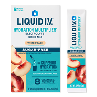 Hydration Multiplier Electrolyte Drink Mix Sugar Free White Peach
