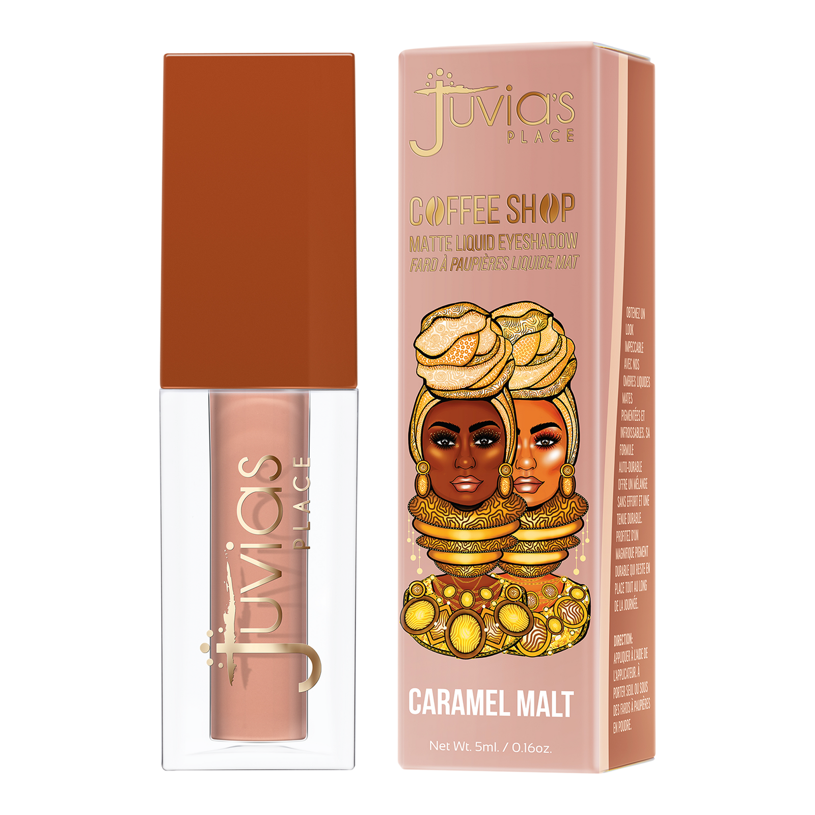 Coffee Shop Liquid Eyeshadow - Caramel Malt- Matte