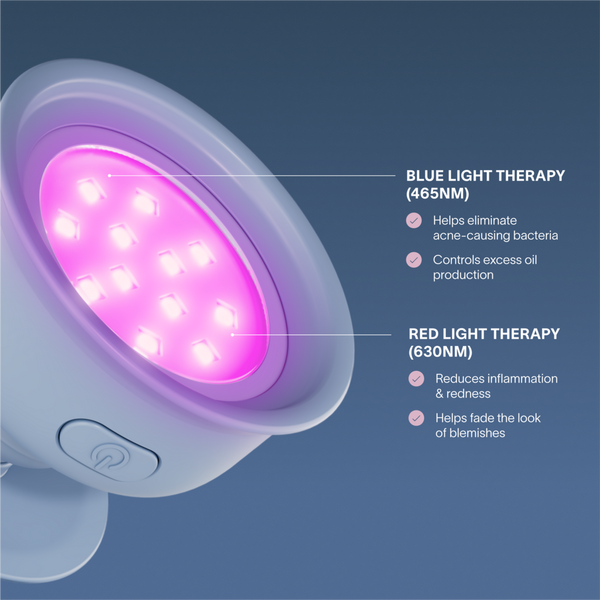 Solawave Bye Acne: 3-Minute Blue + Red Light Therapy Acne Treatment #4