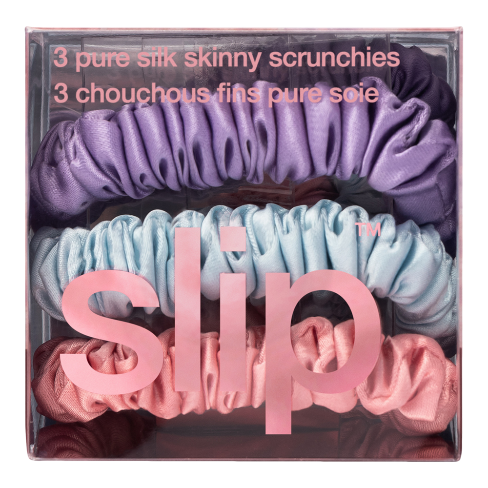 Pure Silk Skinny Scrunchie Trio - Harper