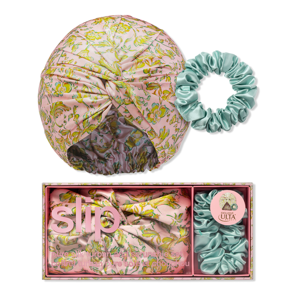 Slip Pure Silk Turban Gift Set - Fern #1