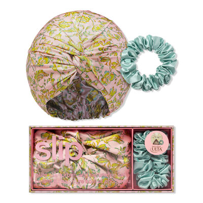 Slip Pure Silk Turban Gift Set - Fern