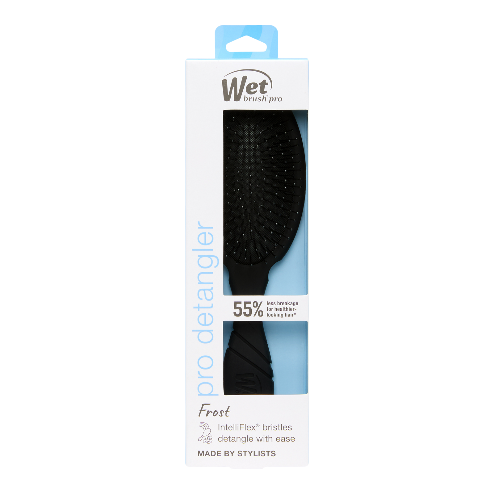 Pro Detangler HairBrush - Black Frost