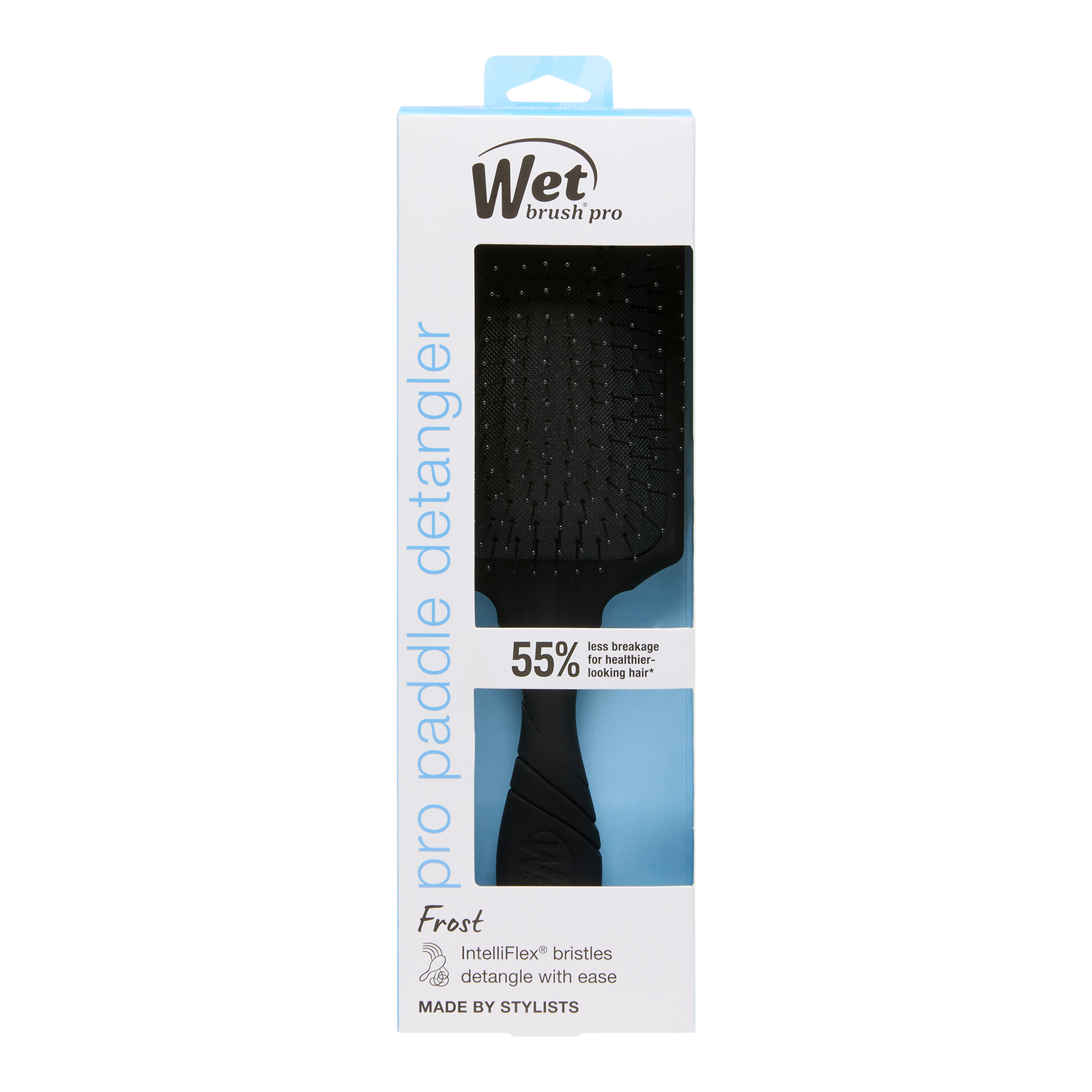 Pro Paddle Detangler - Black Frost
