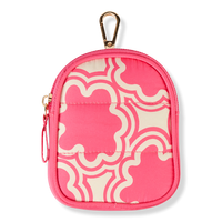 Floral Pink Water Bottle Pouch With Key Chain