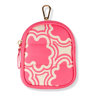 Tartan + Twine Floral Pink Water Bottle Pouch With Key Chain