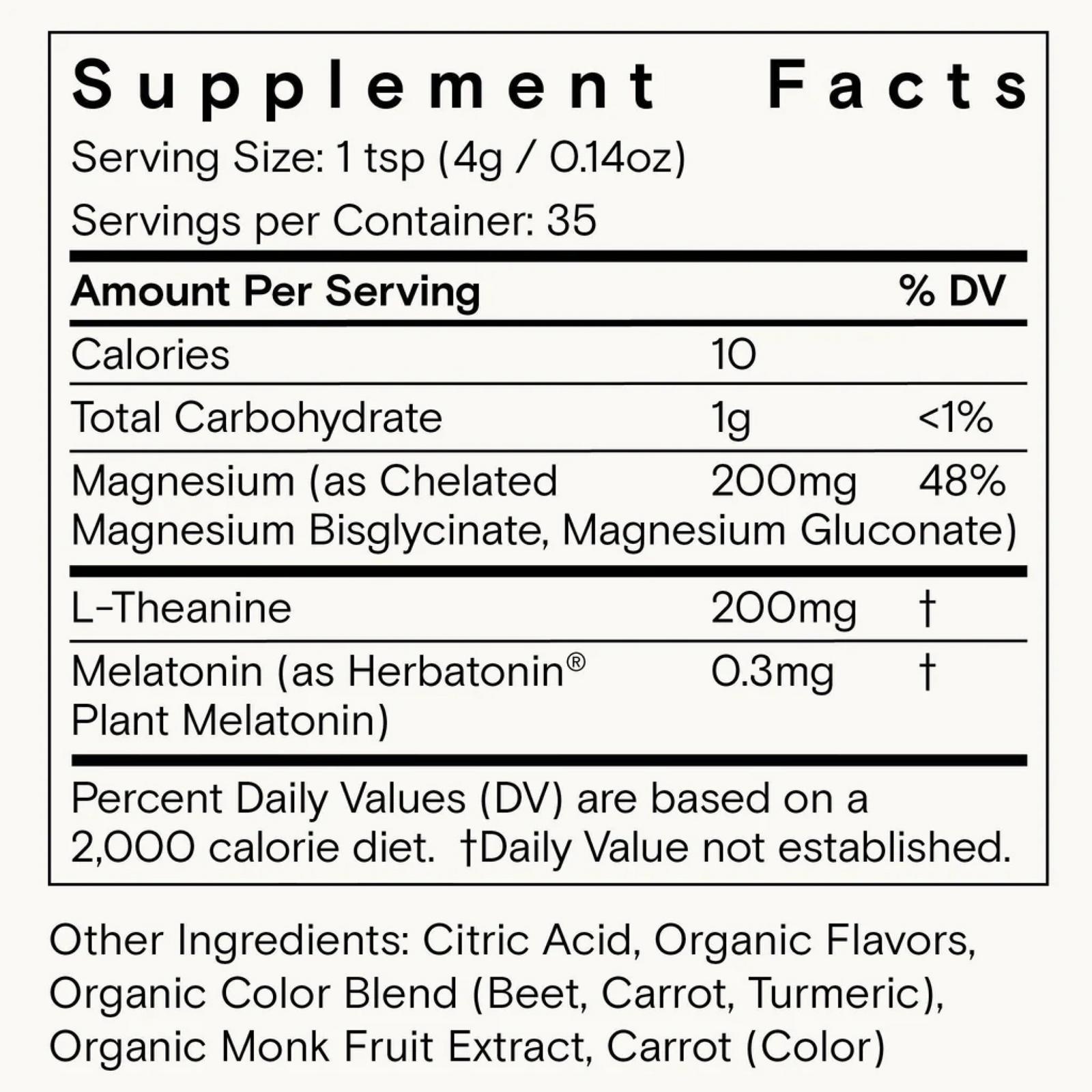 Magnesi-Om Sleep Supplement with Melatonin