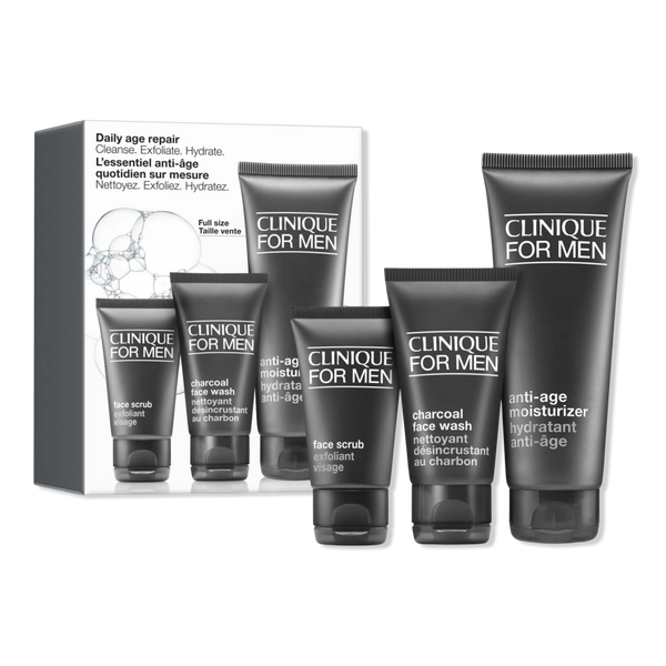 CLINIQUE FOR MEN トライアルセット Clinique For Men Daily Age Repair, Try & Travel Gift Set