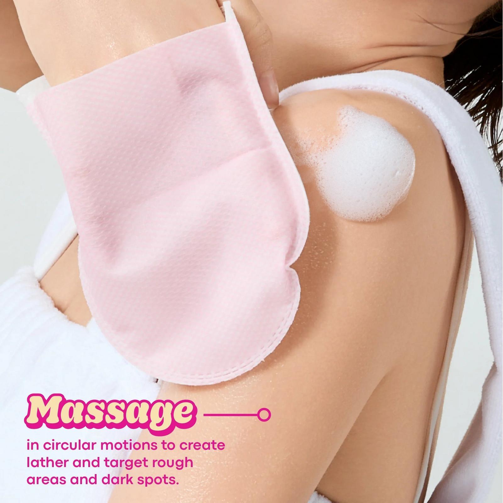 Plum Bum AHA Body Exfoliating Mitt