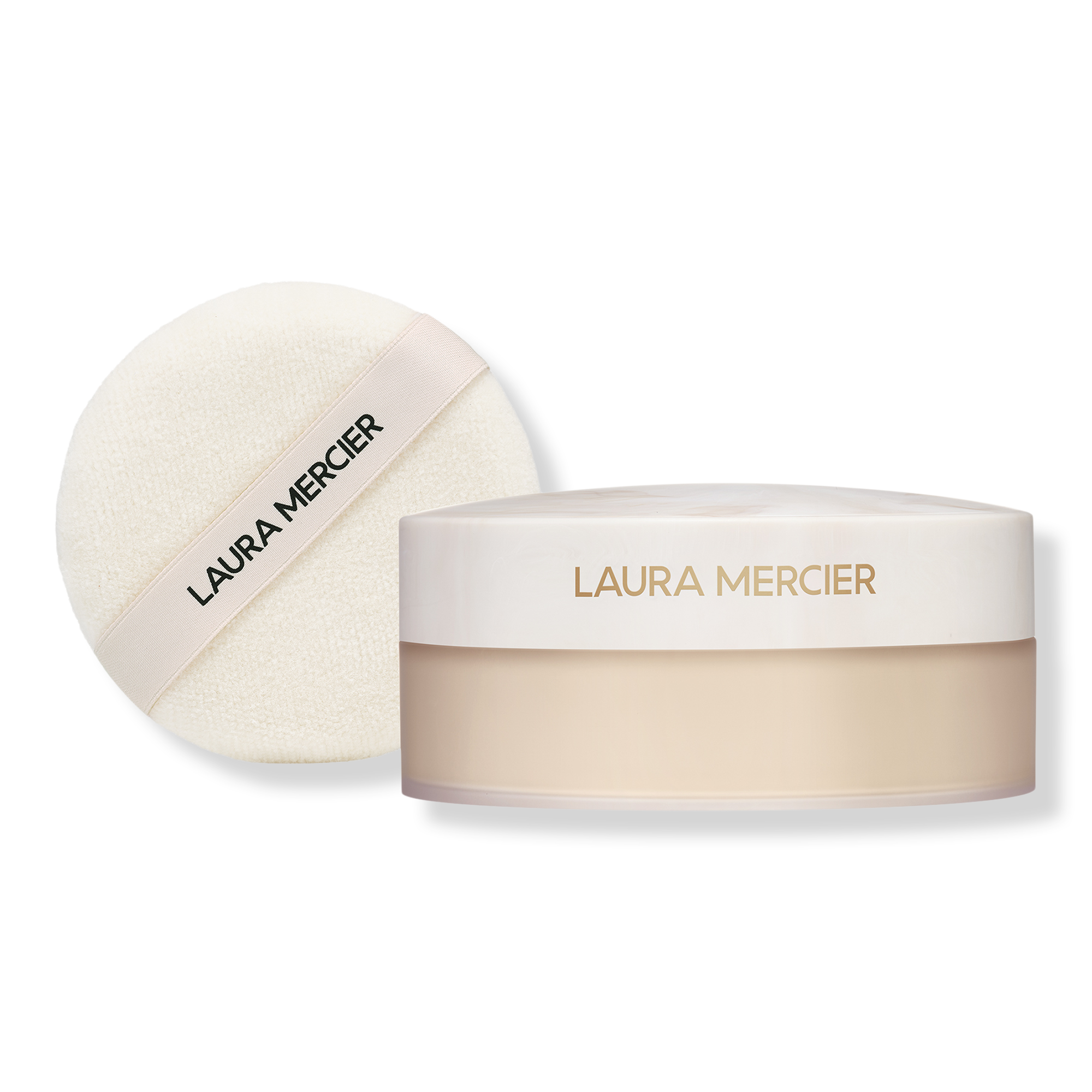 Laura Mercier Jumbo Translucent Loose Setting Powder Ultra-Blur & Velour Puff  #1