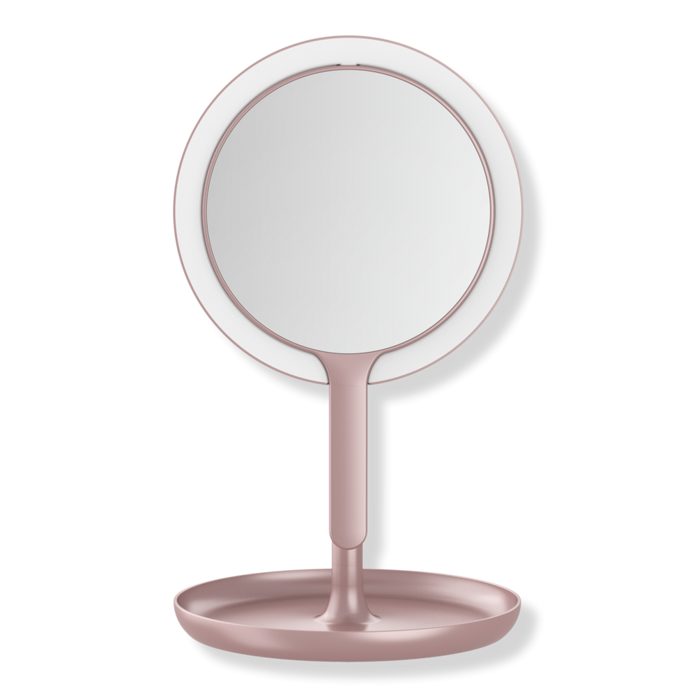Conair Matte Blush Lighted Handheld Mirror
