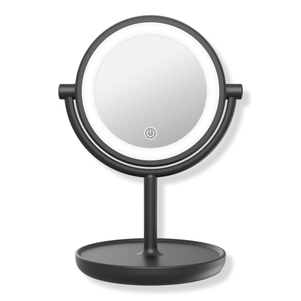 Conair Matte Black Lighted Mirror