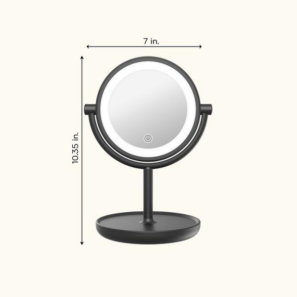 Conair Matte Black Lighted Mirror #7