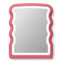 Berry Blush Wavy Lighted Mirror
