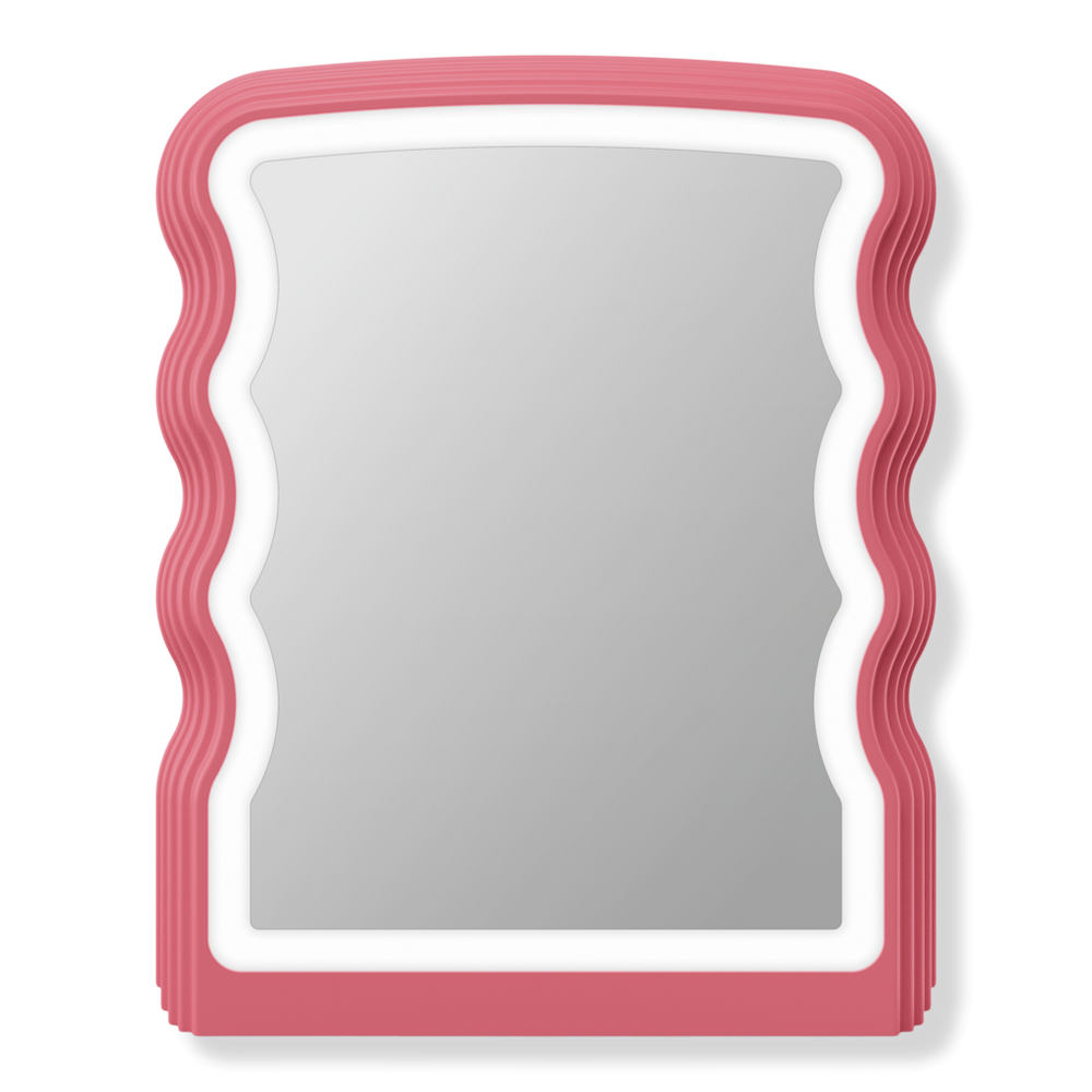 Conair Berry Blush Wavy Lighted Mirror