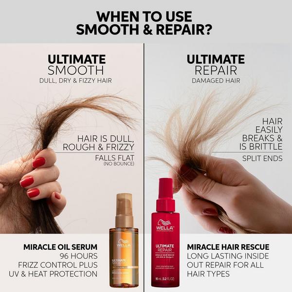 Wella ULTIMATE SMOOTH Miracle Hair Oil Serum #7