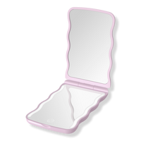 LED Wavy Compact Mirror