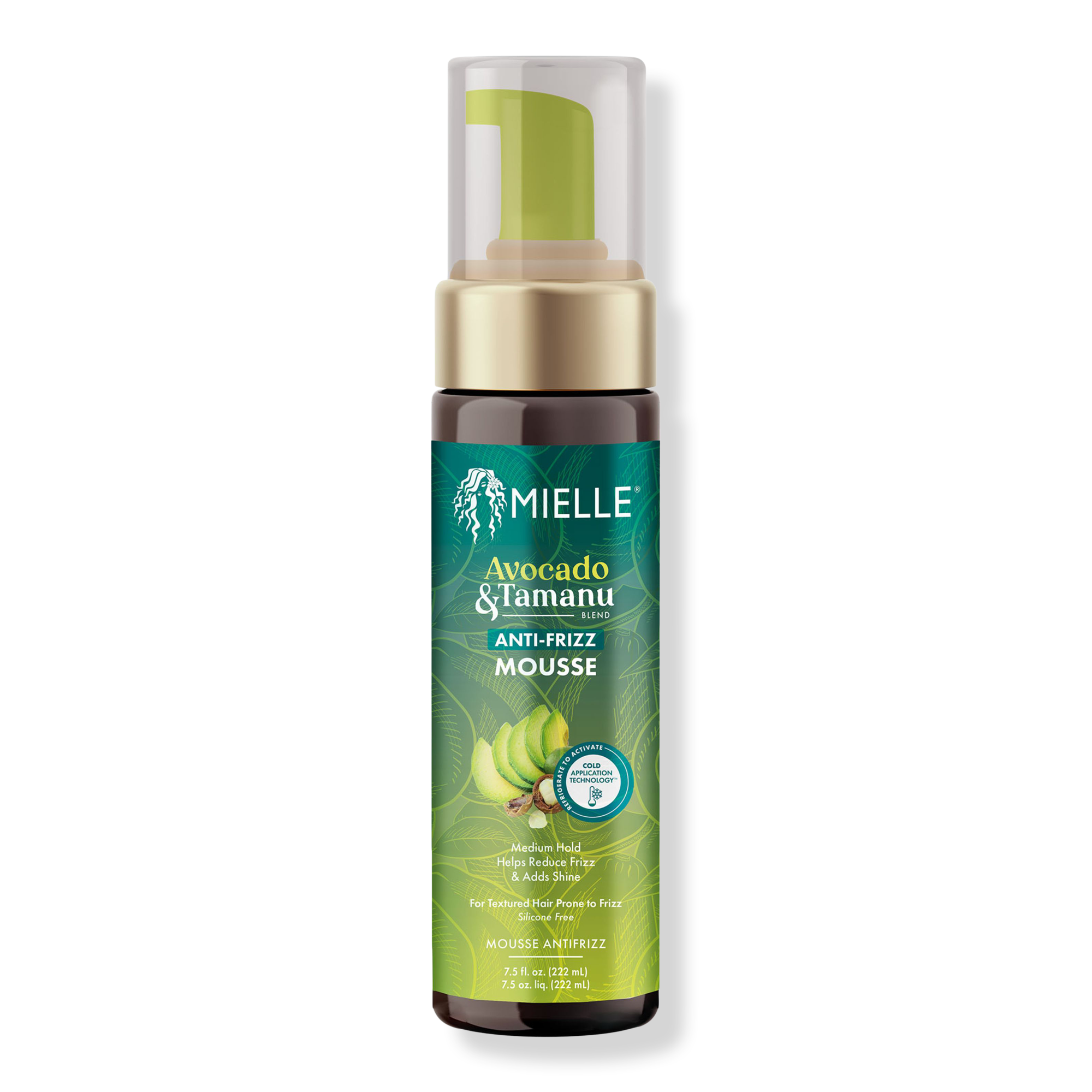 Mielle Avocado & Tamanu Anti-Frizz Mousse #1