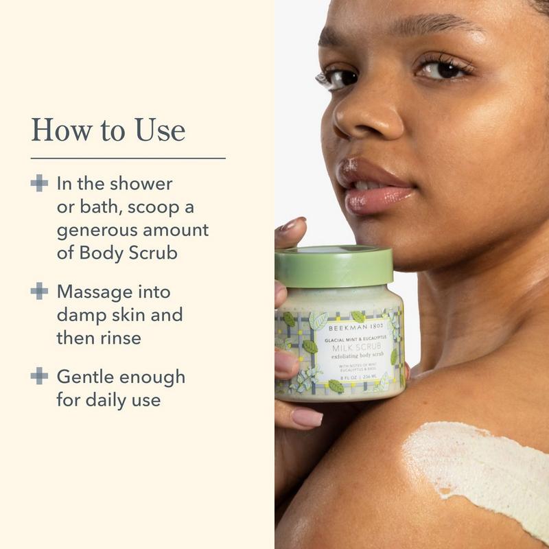 Beekman 1802 - Glacial Mint & Eucalyptus Milk Scrub Exfoliating