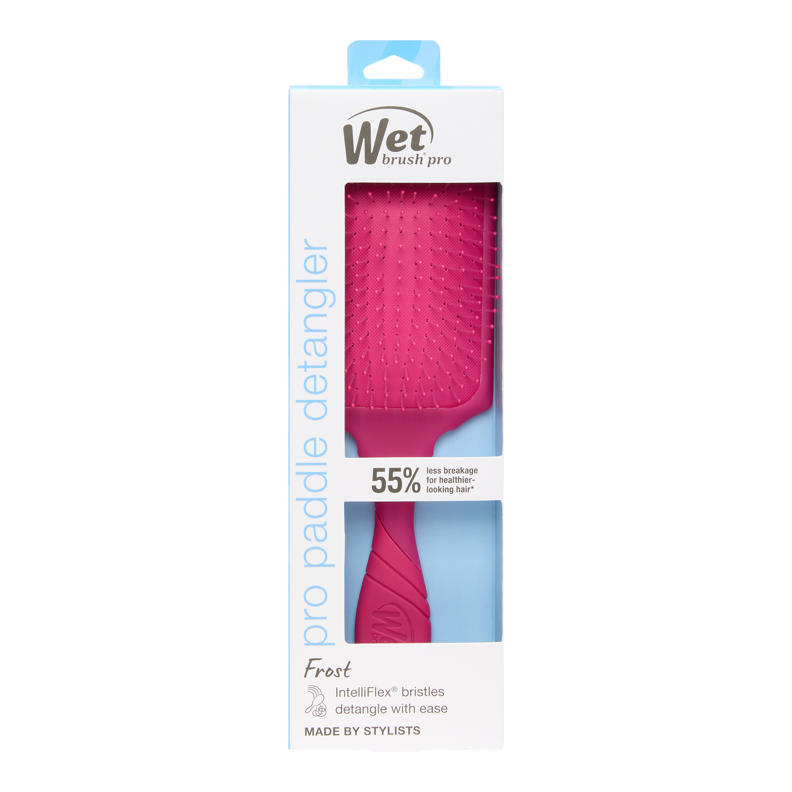 Pro Paddle Detangler - Pink Frost