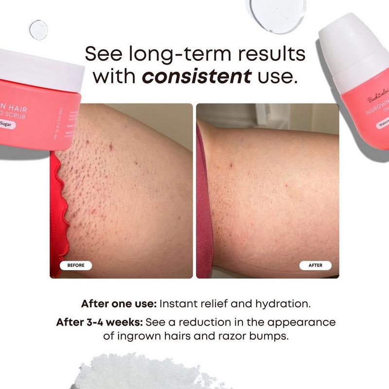 Bushbalm Watermelon Sugar 2 Step Ingrown Hair & Razor Bump Kit #3