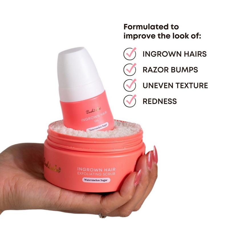 Bushbalm Watermelon Sugar 2 Step Ingrown Hair & Razor Bump Kit #6