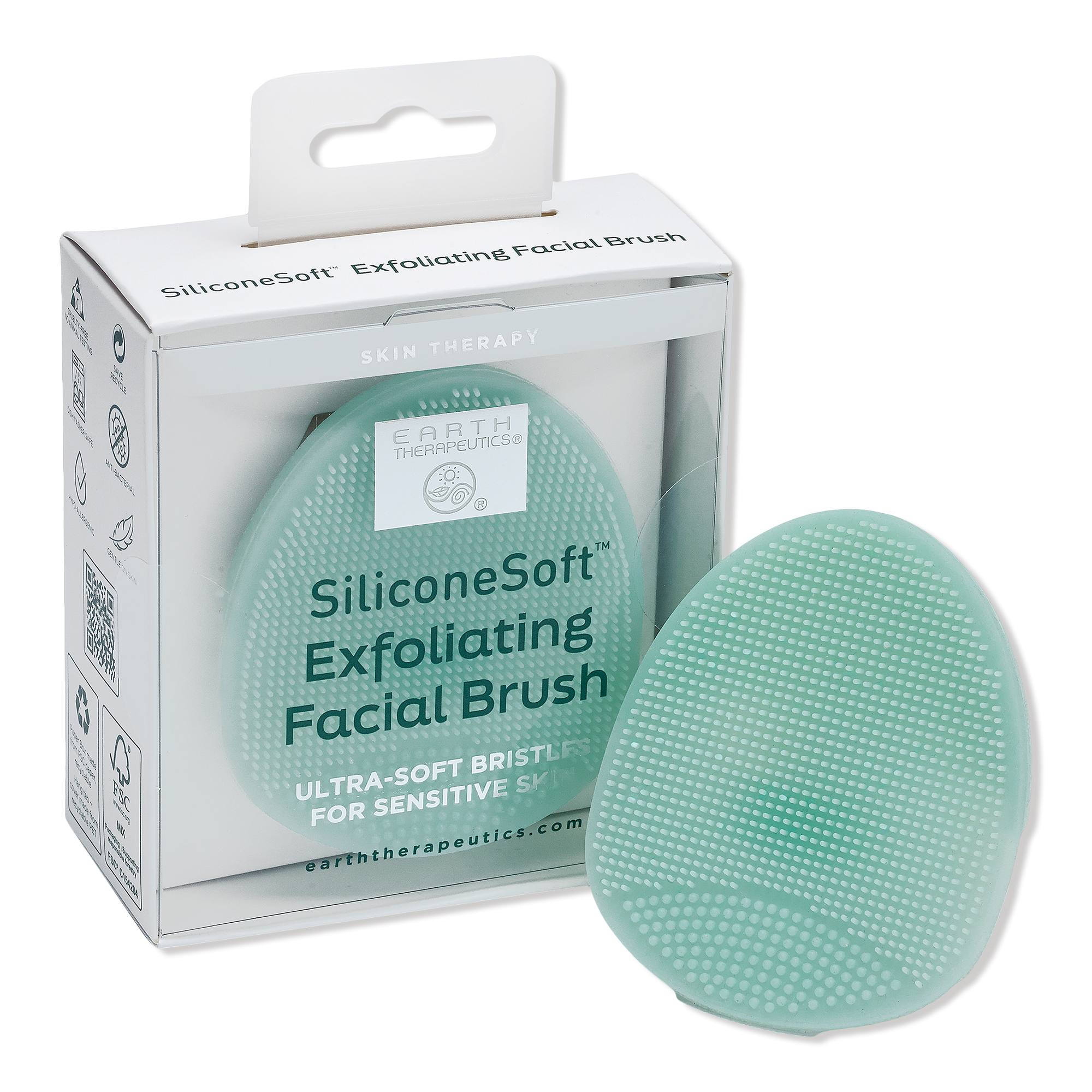 Earth Therapeutics SiliconSoft Exfoliating Facial Brush #1