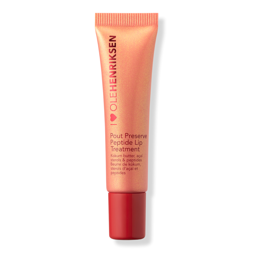 Olehenriksen Pout Preserve Hydrating Peptide Lip Treatment - Strawberry Sorbet Glimmer
