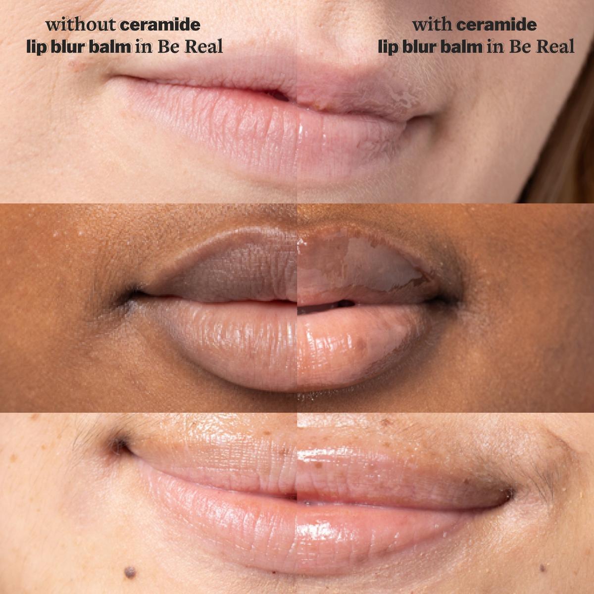 Ceramide Lip Blur Balm Hydrating & Smoothing Lip Treatment - Clear