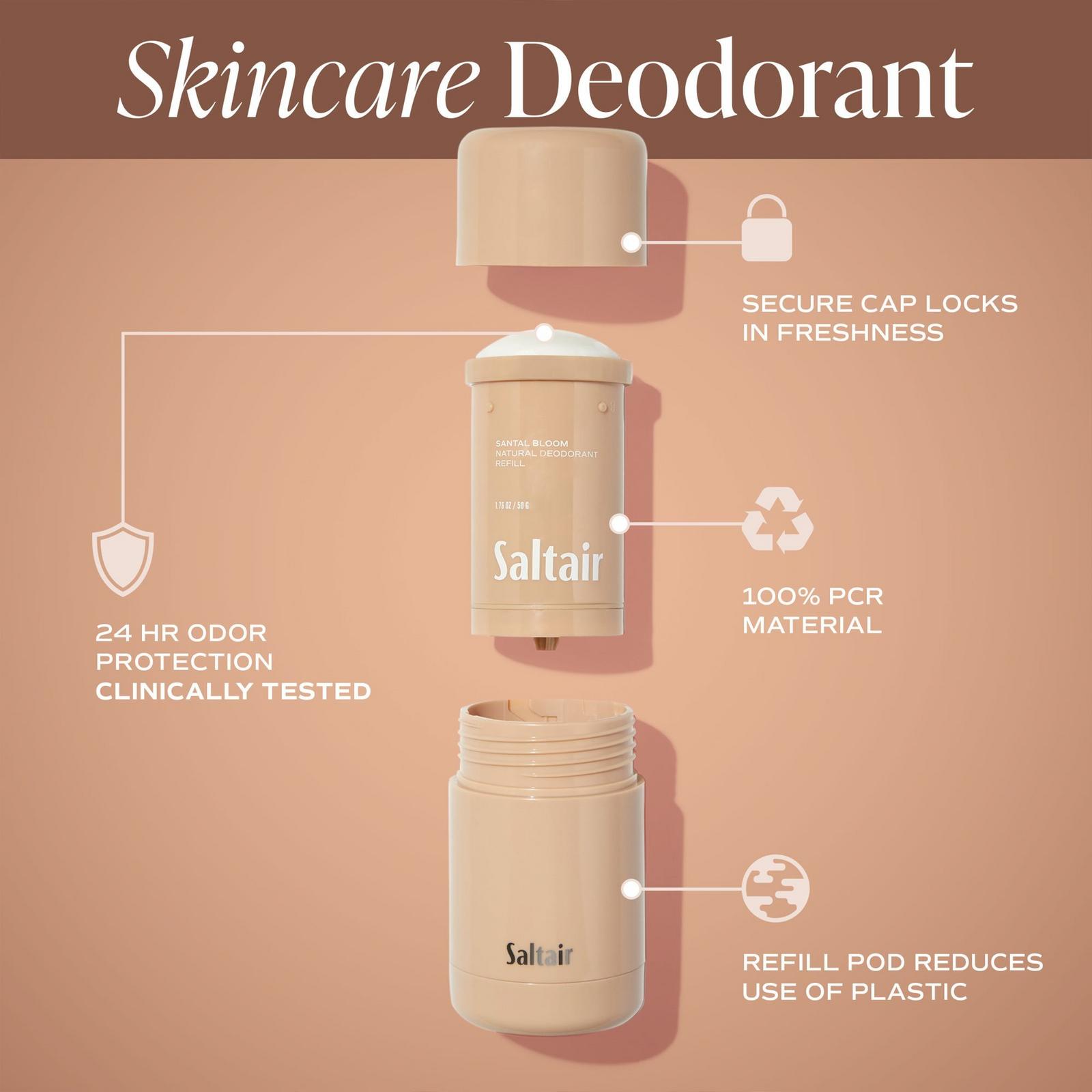 Santal Bloom Skincare Deodorant - 1.76oz (Refill)