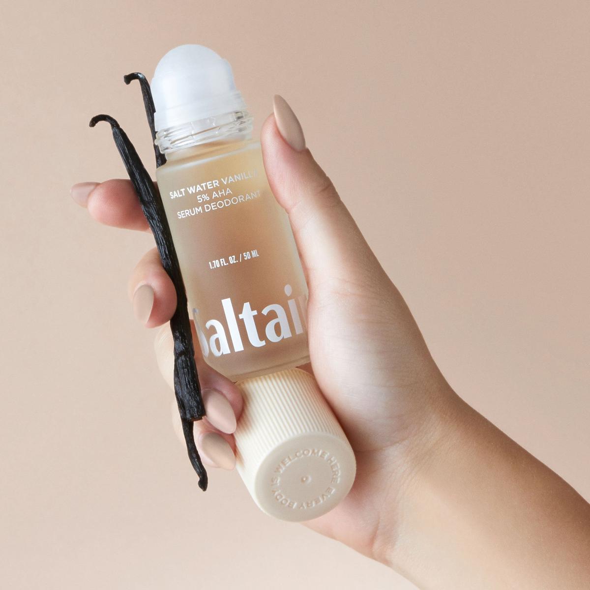 5% AHA Serum Deodorant - Salt Water Vanilla