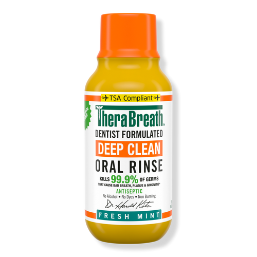 Travel Size Deep Clean Antiseptic Oral Rinse Fresh Mint