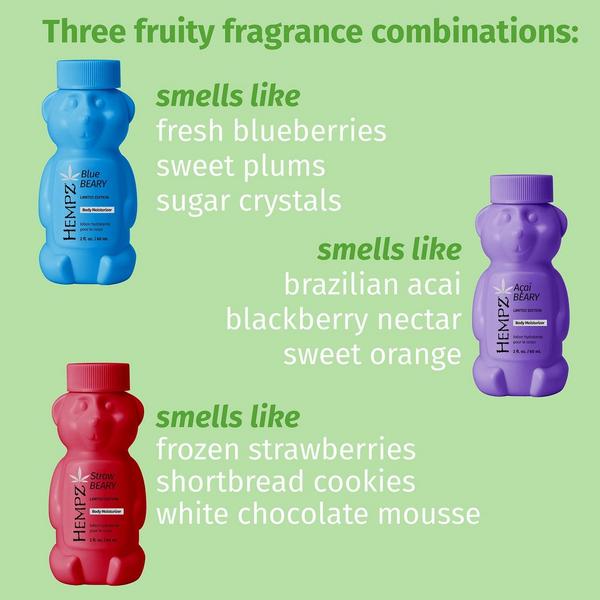 Hempz Limited Edition Little Bearies Moisturizers Kit #3