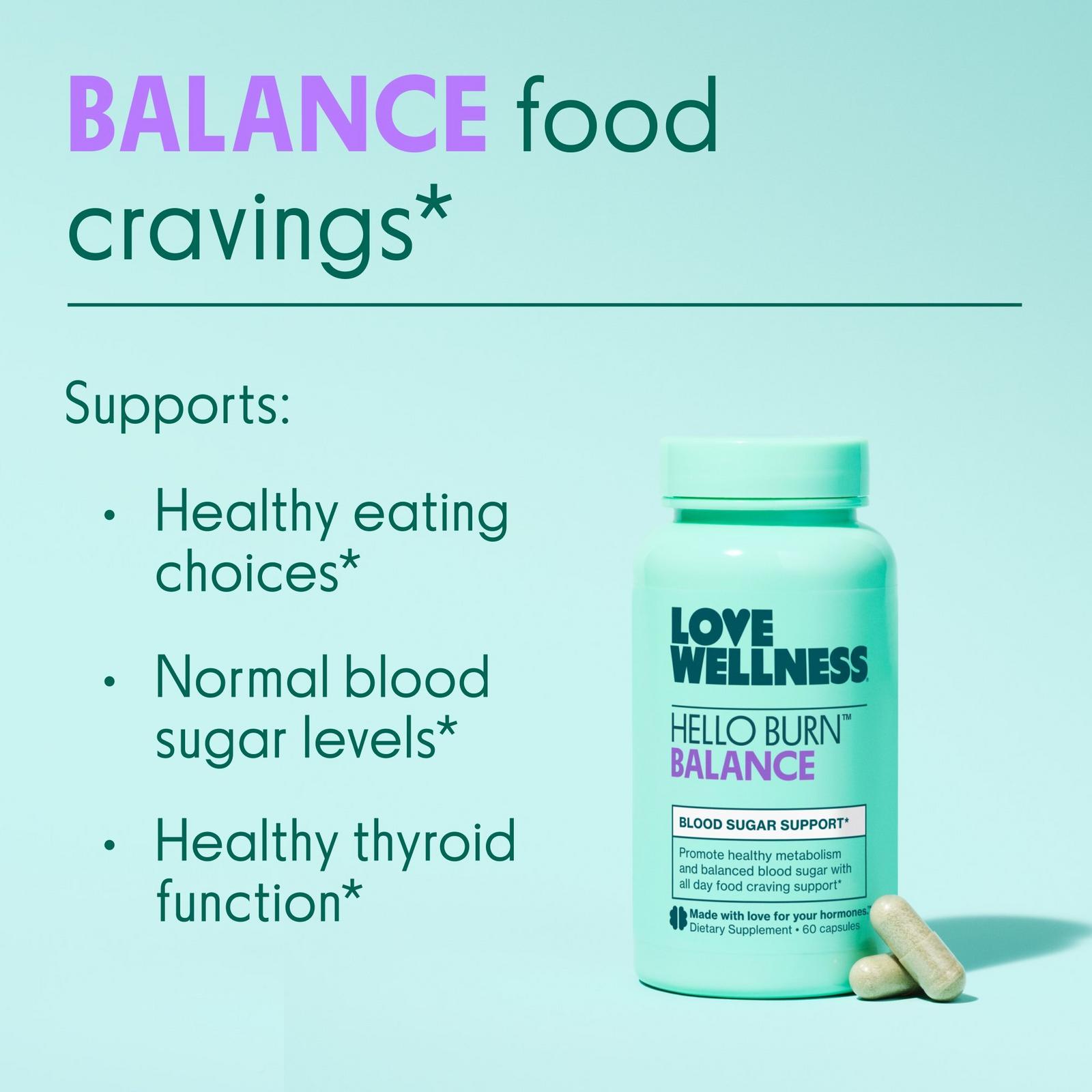 Hello Burn Balance: Blood Sugar Support